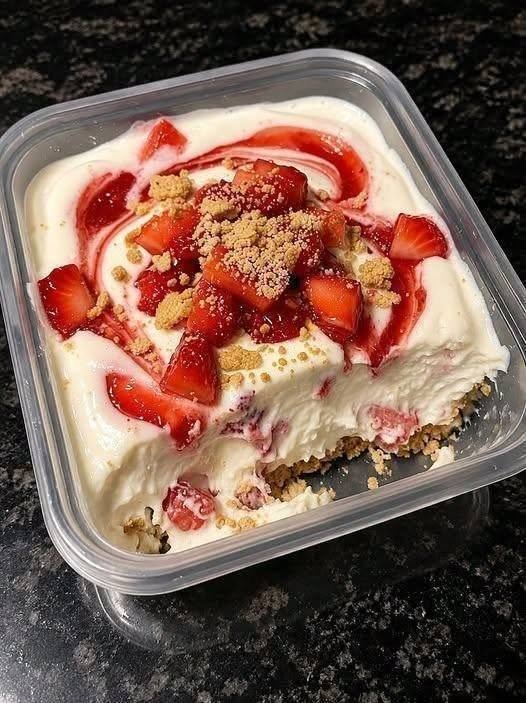 strawberry cheesecake bowl